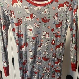 Cute Animal Print Pajama Top